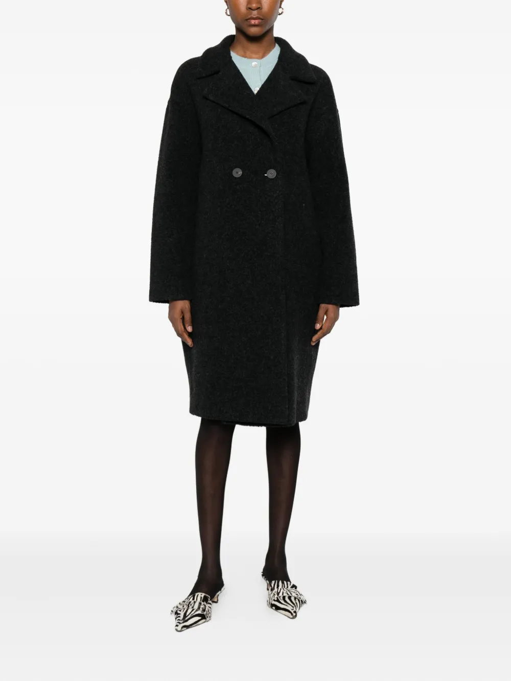 Harris Wharf London double-breasted coat | Double Breasted & Peacoats | Image 2
