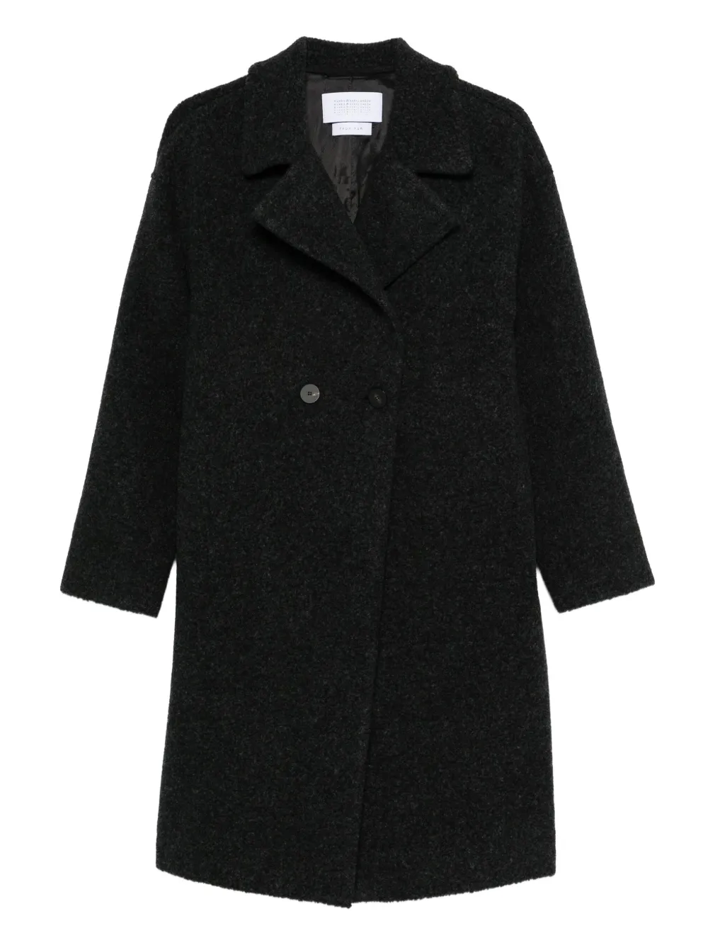 Harris Wharf London double-breasted coat | Black | Image 1
