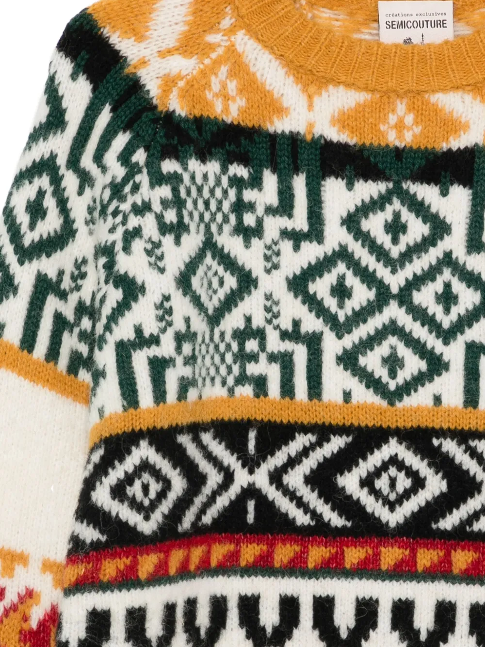 Semicouture Norwegian trui Veelkleurig