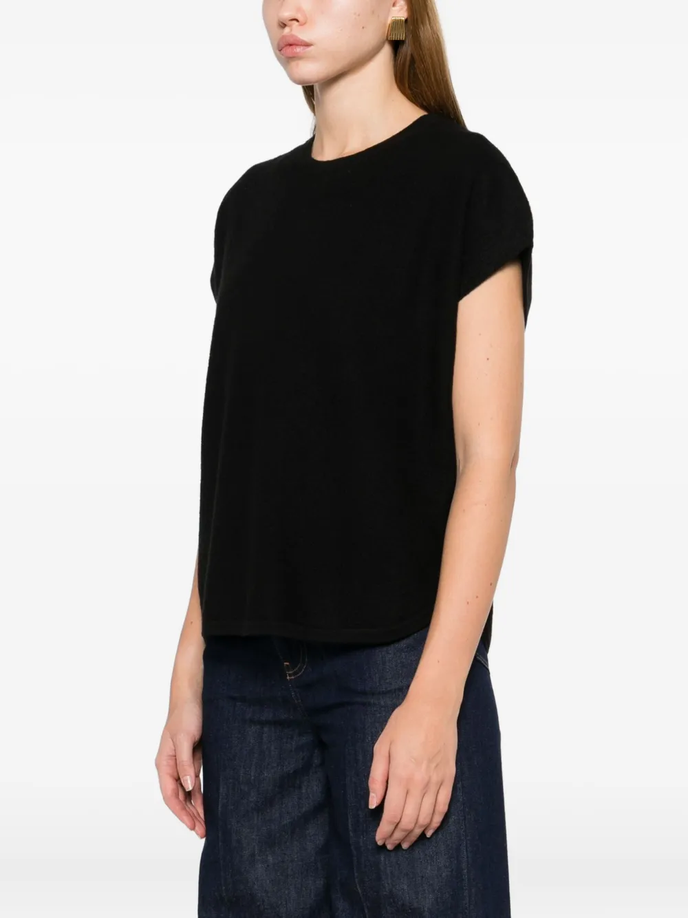 Semicouture Wool Vest In Black