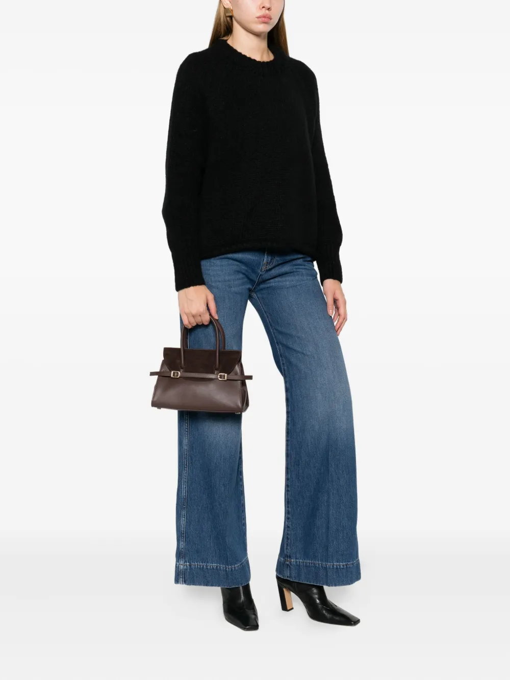 Semicouture logo-patch jeans | Flares & Bell Bottom Jeans | Image 2