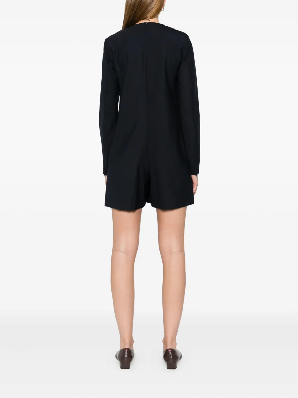 Semicouture Getailleerde playsuit Blauw