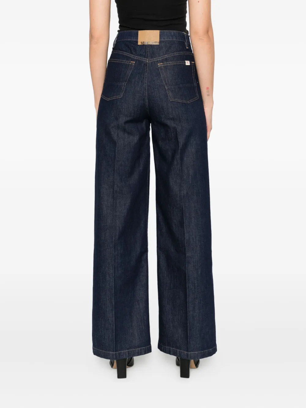 Semicouture High-waist jeans Blauw