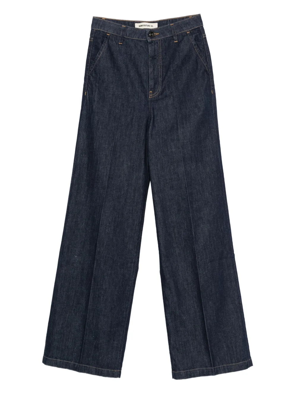 Semicouture high-waisted jeans - Blu