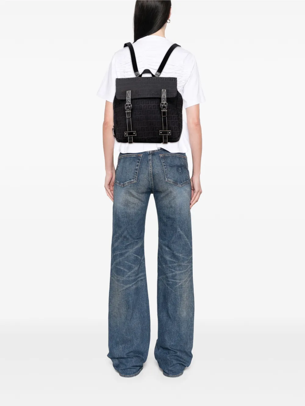 Fendi Pre-Owned 2000-2010 Zucchino Canvas backpack | Pre-Owned | Image 2