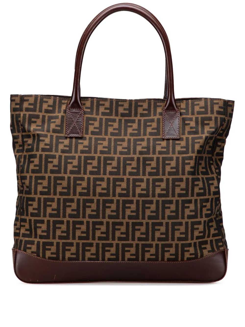 Fendi Pre-Owned 2000-2010 Large Zucca Canvas tote bag | Brown | Image 1