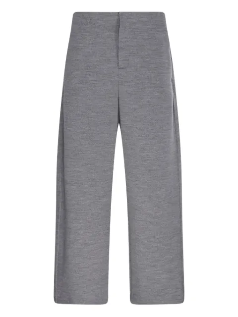 Max Mara concealed-fastening wide-leg trousers