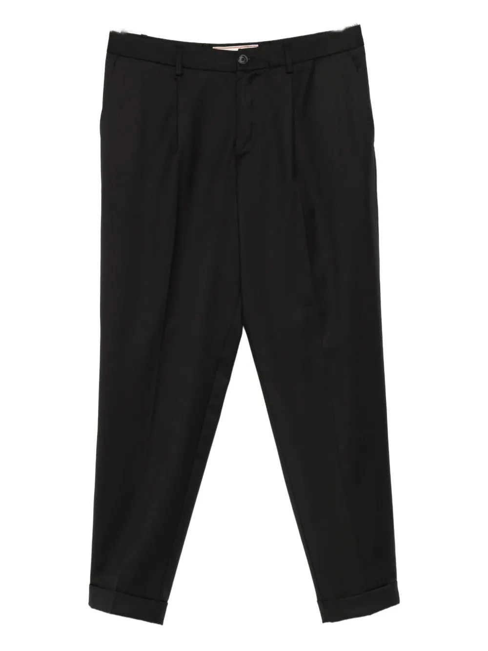 BONHEUR pleated cuffed trousers | Black | Image 1