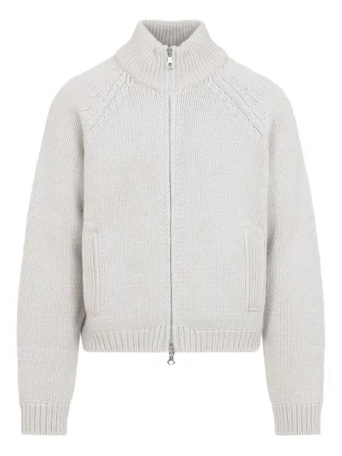 OUR LEGACY high-neck zip-front cardigan