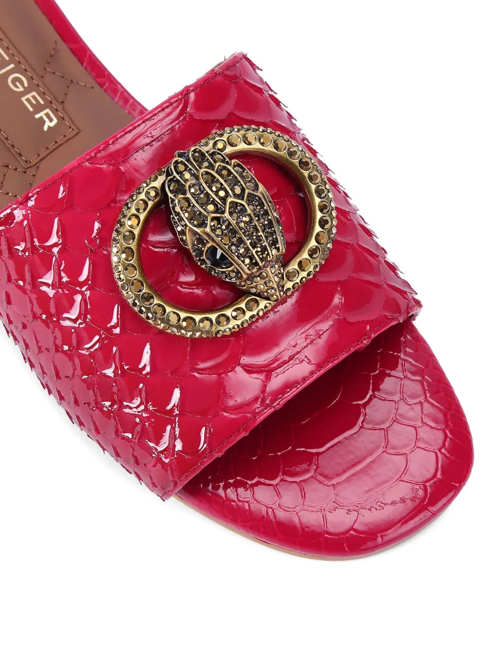 Kurt Geiger London Chelsea sandalen met gesp Roze