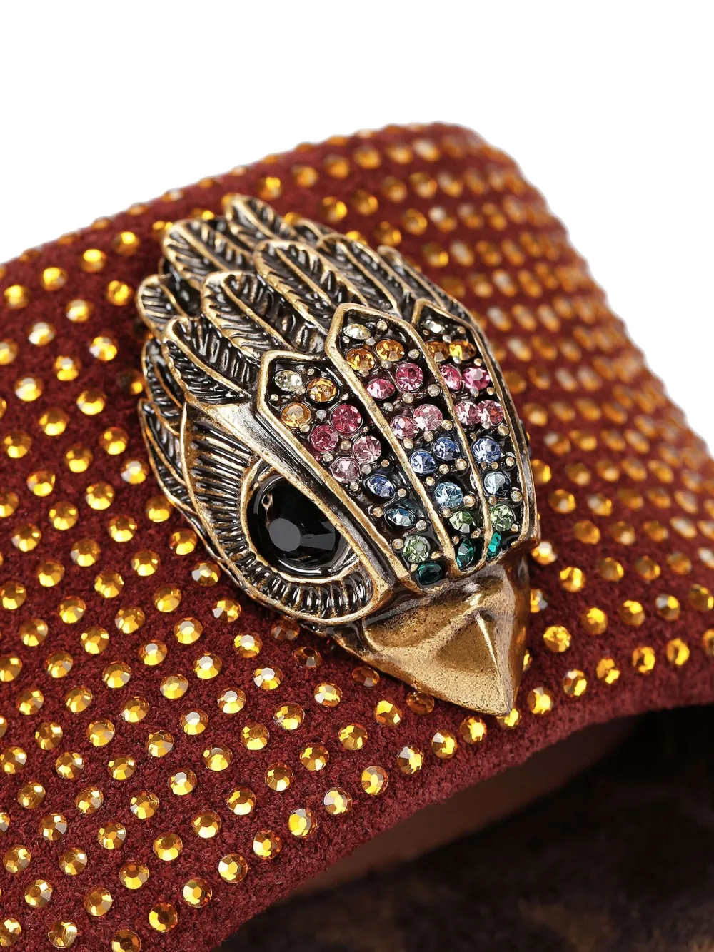 Kurt Geiger London 125 mm Kensington verfraaide sandalen met plateauzool Bruin