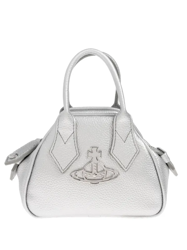 Vivienne Westwood Yasmine Orb ハンドバッグ ミニ | シルバー