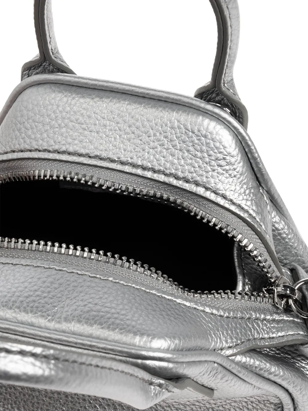 Vivienne Westwood Mini Yasmine Orb Appliqué Tote Bag In Silver