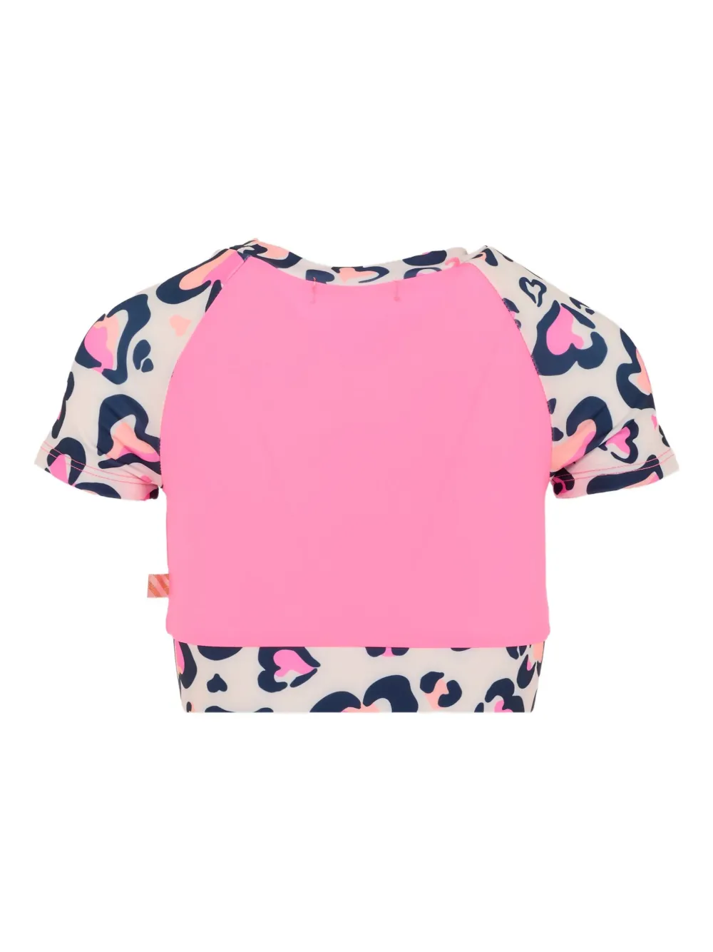 Billieblush Heart-print Crop Top In Multi