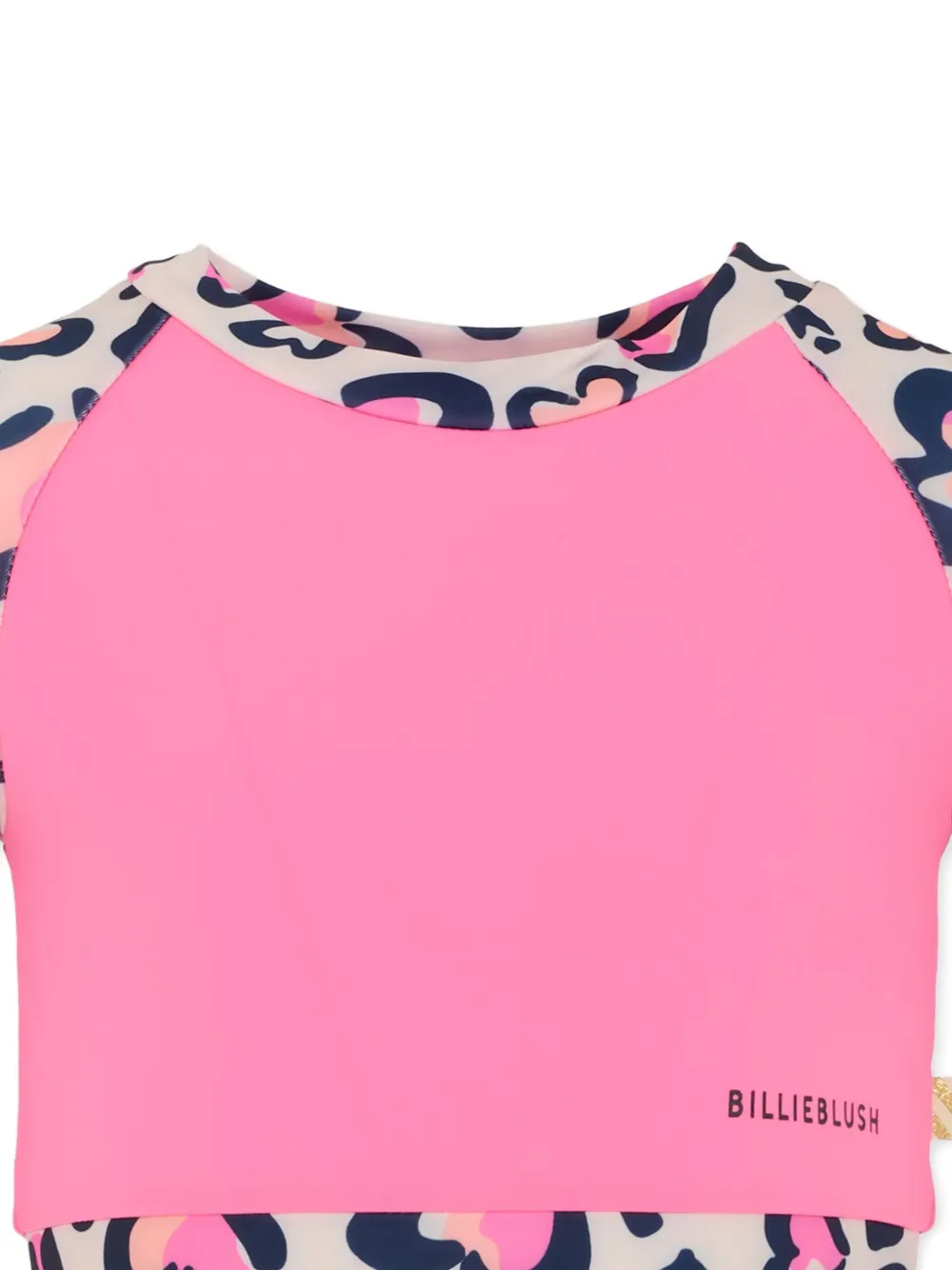 Billieblush Heart-print Crop Top In Multi