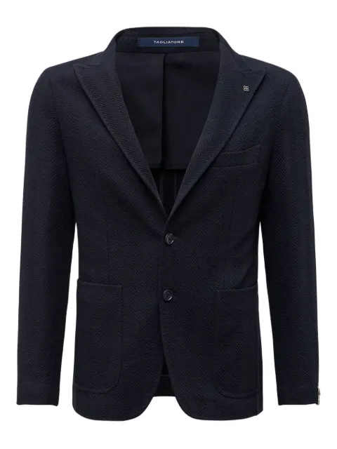 Tagliatore blazer con botones y motivo pied de poule