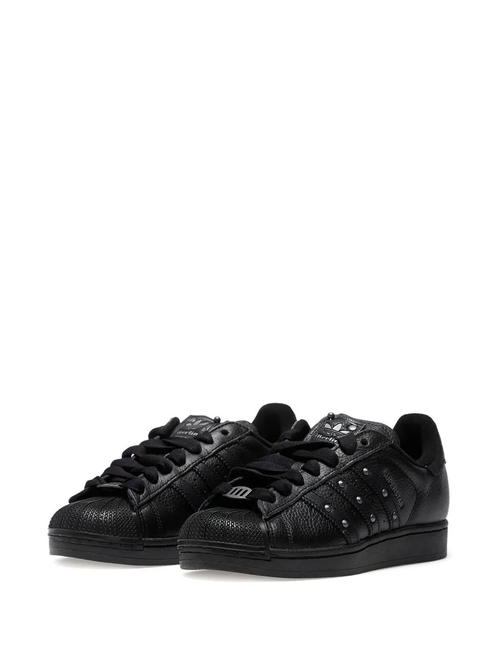 adidas Superstar II studded sneakers Black