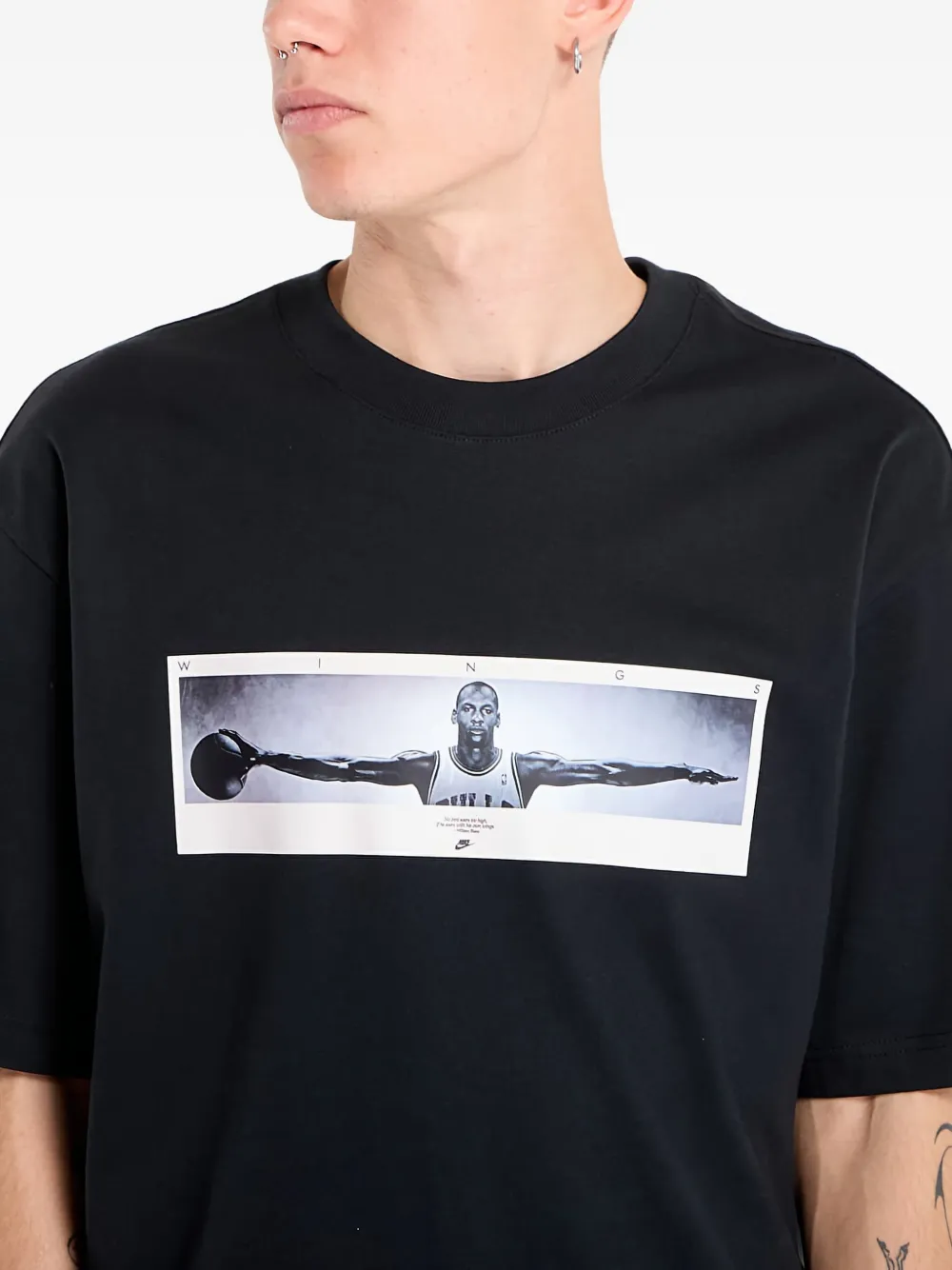 Jordan Photo-print T-shirt In Blue