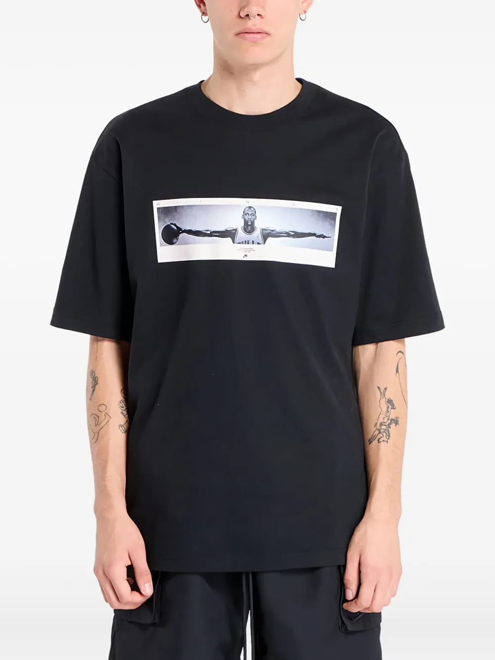 Jordan Photo-print T-shirt | Black | Image 1