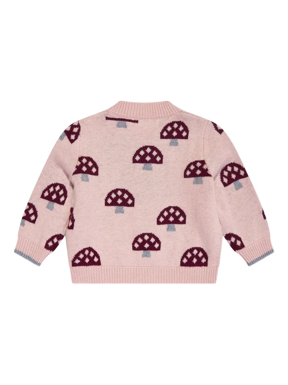 The Bonnie Mob Kids Shroom vest met rits Roze