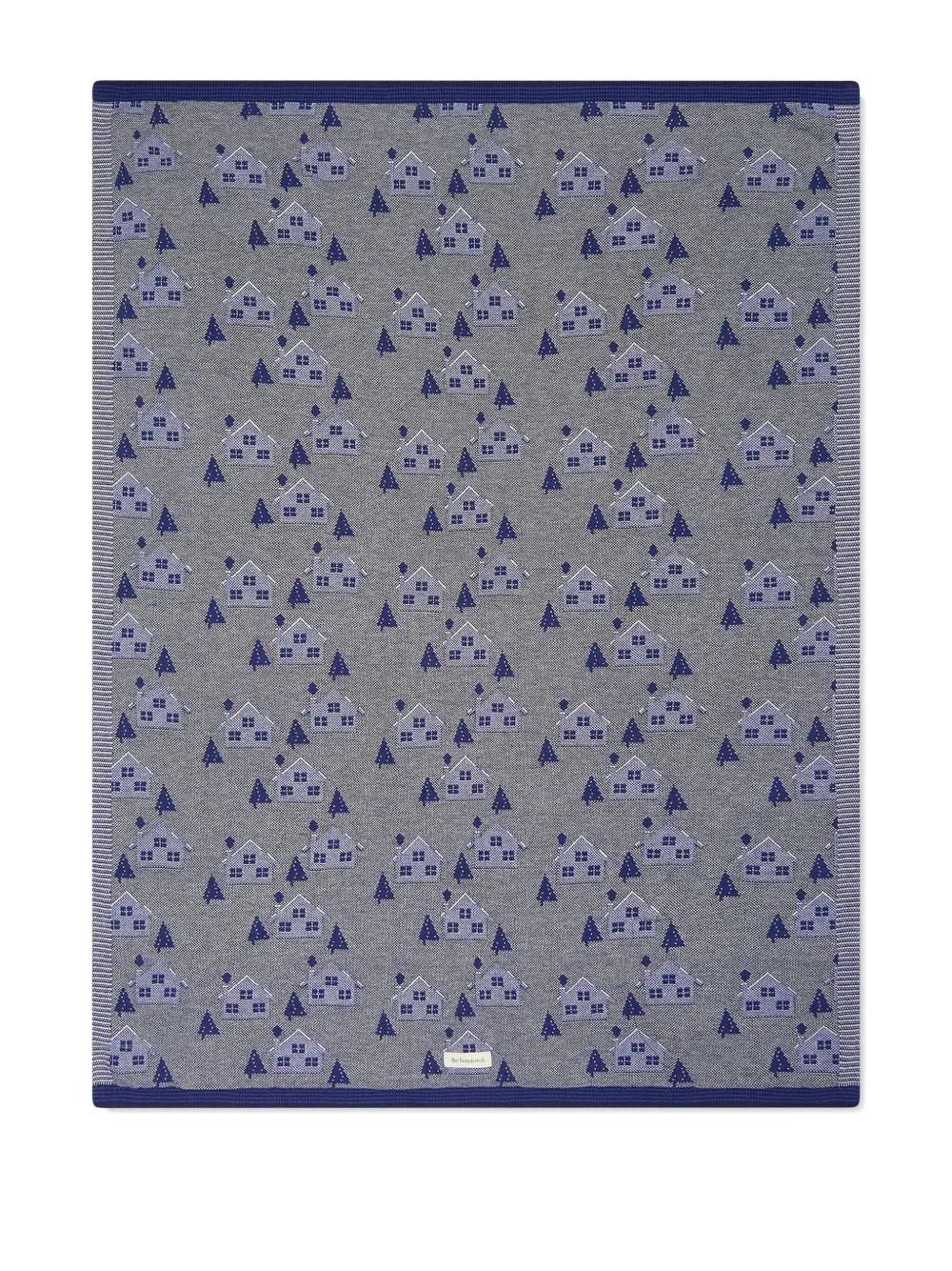 The Bonnie Mob Kids Fawn Cabin gebreide deken - Blauw