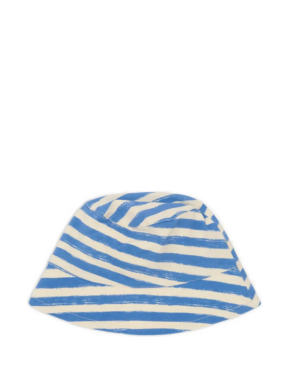 The Bonnie Mob Kids Chill striped bucket hat - Blauw