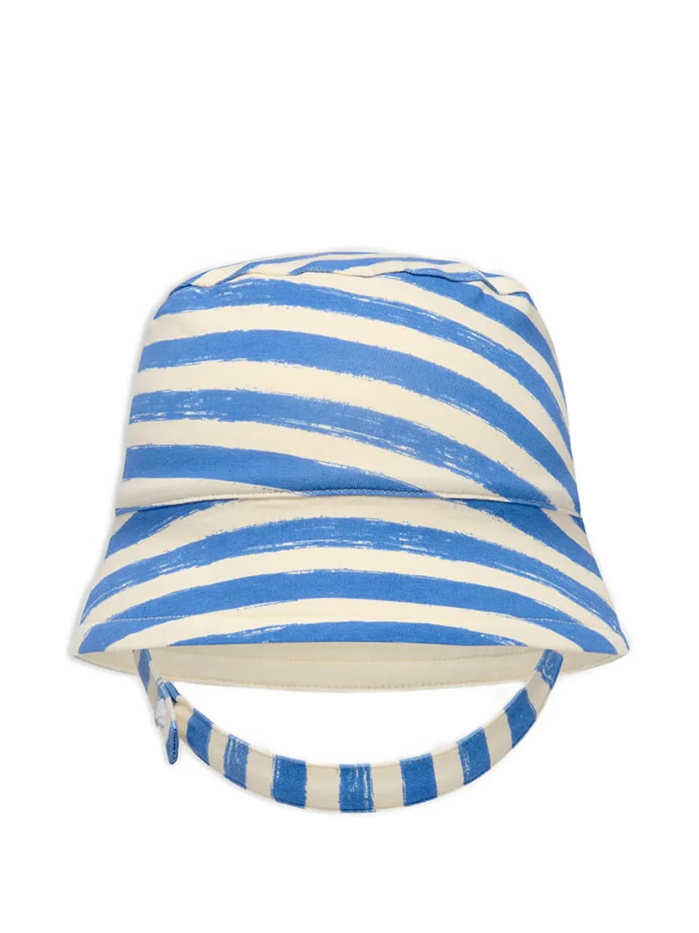 The Bonnie Mob Kids Chill gestreepte vissershoed Blauw