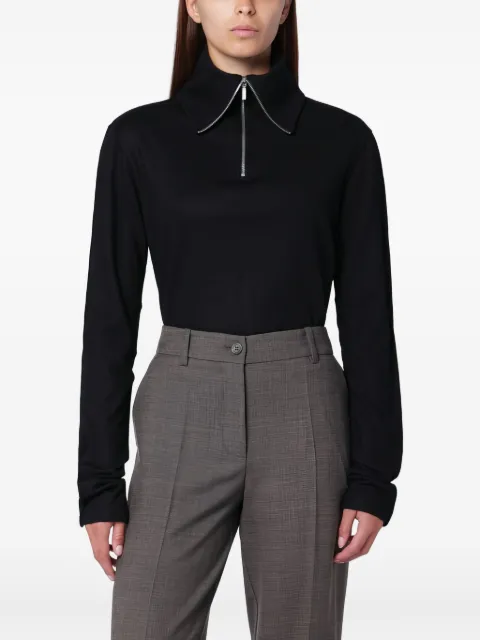 ENTIRE STUDIOS Oberteil mit kurzem Reißverschluss