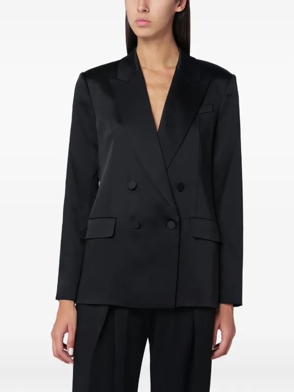Simkhai Double-breasted Jacket in Black