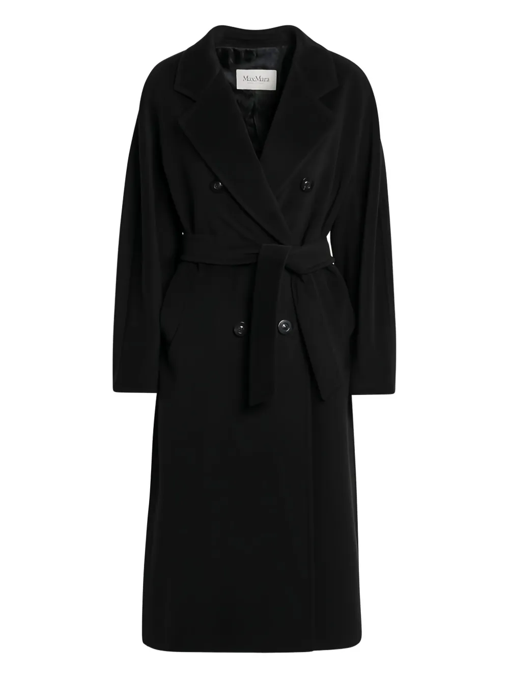 Max Mara Doppelreihiger Mantel - Schwarz