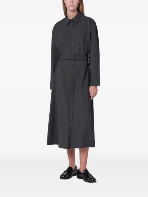 P.A.R.O.S.H. belted midi shirt dress