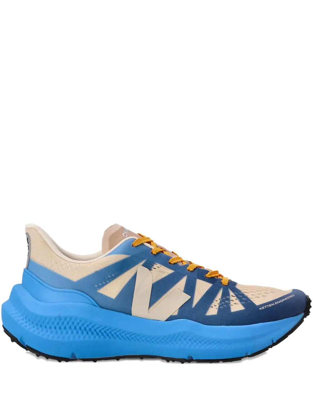 VEJA logo-print sneakers Blue