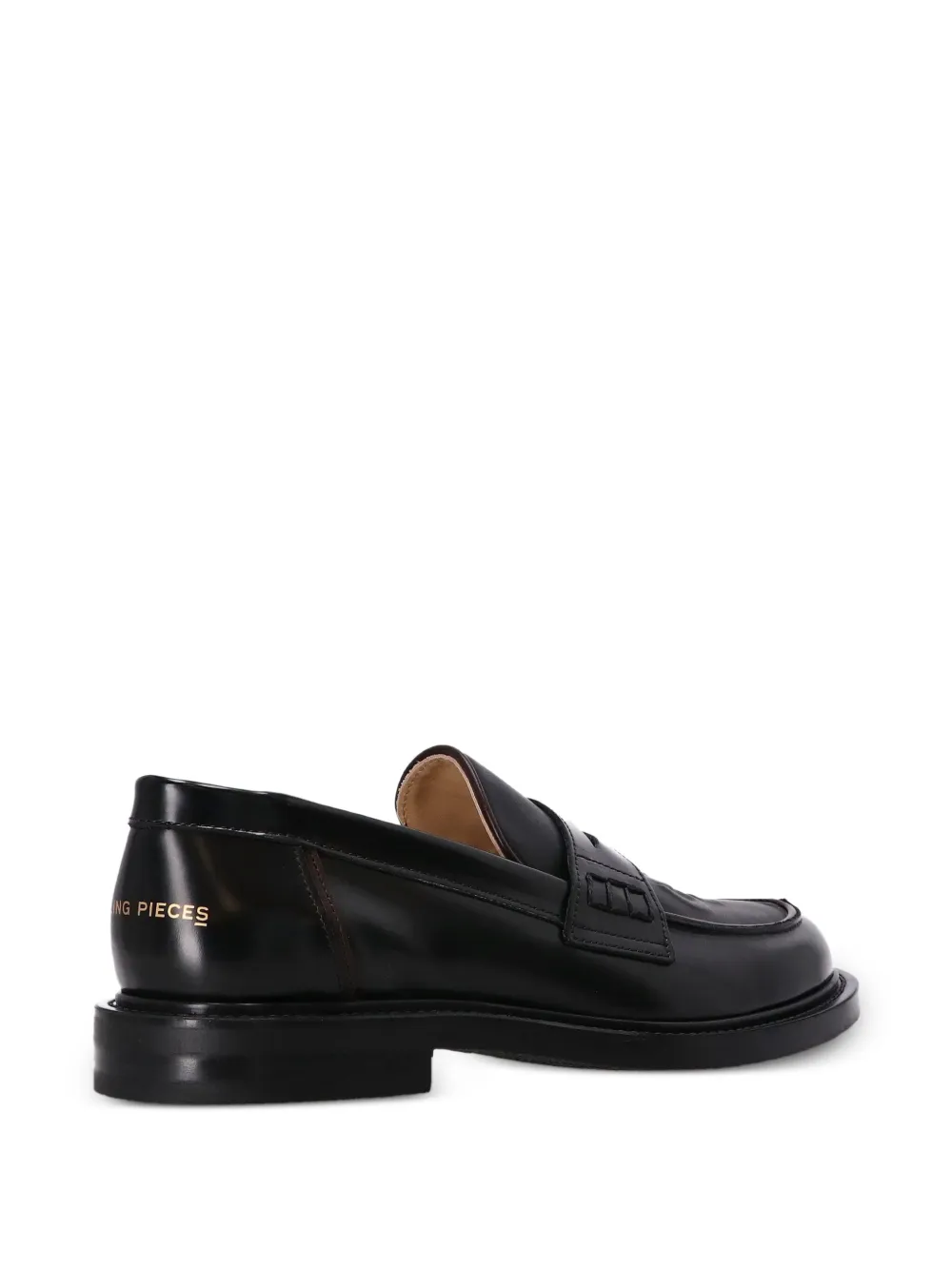 Filling Pieces Leren loafers Zwart