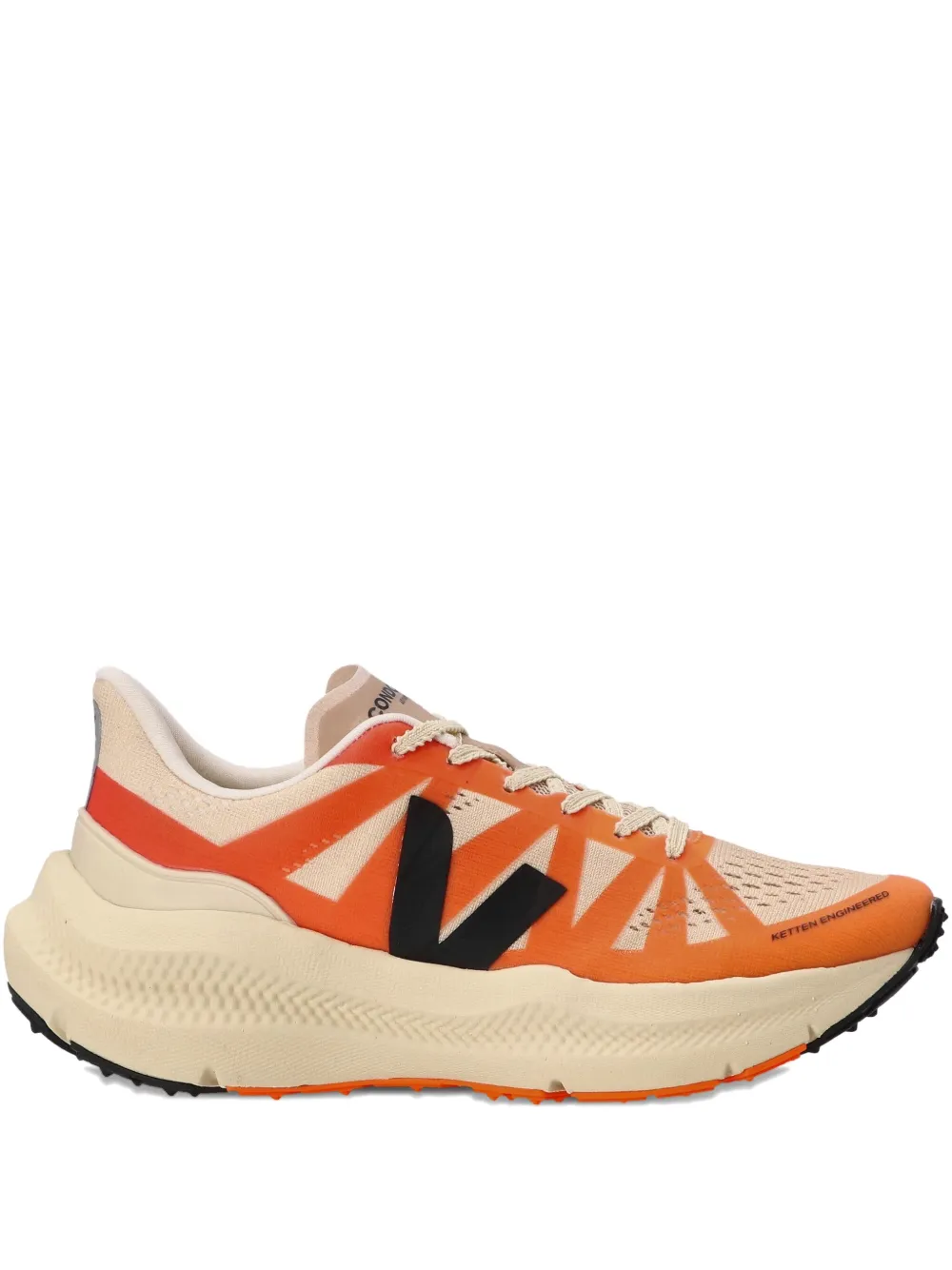 VEJA logo-print sneakers | Orange | Image 1