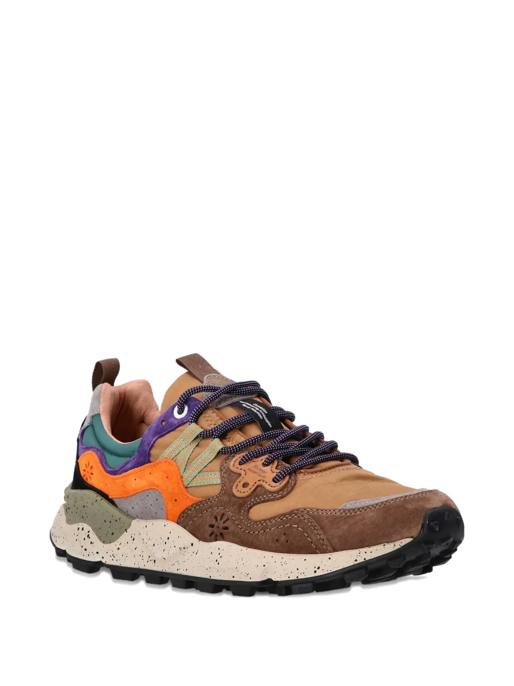 FLOWER MOUNTAIN Leren sneakers 2D98 BROWN