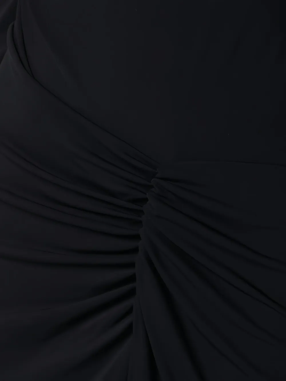 Simkhai Midi-jurk met ruches Zwart
