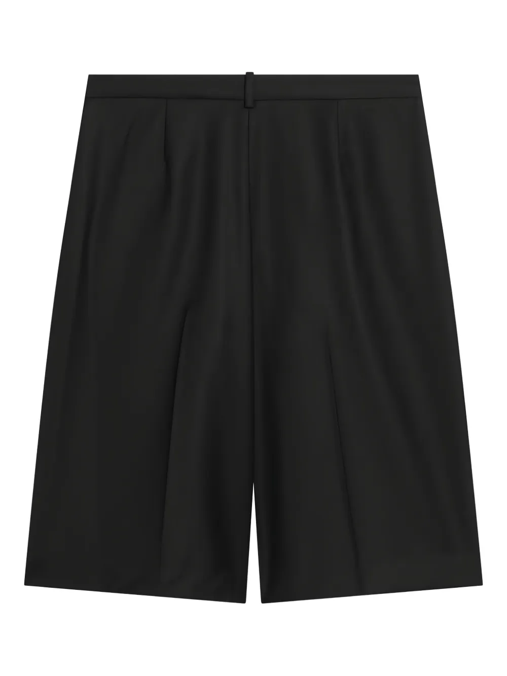 Loulou De Saison Concealed-fastening Pleated Shorts In Black