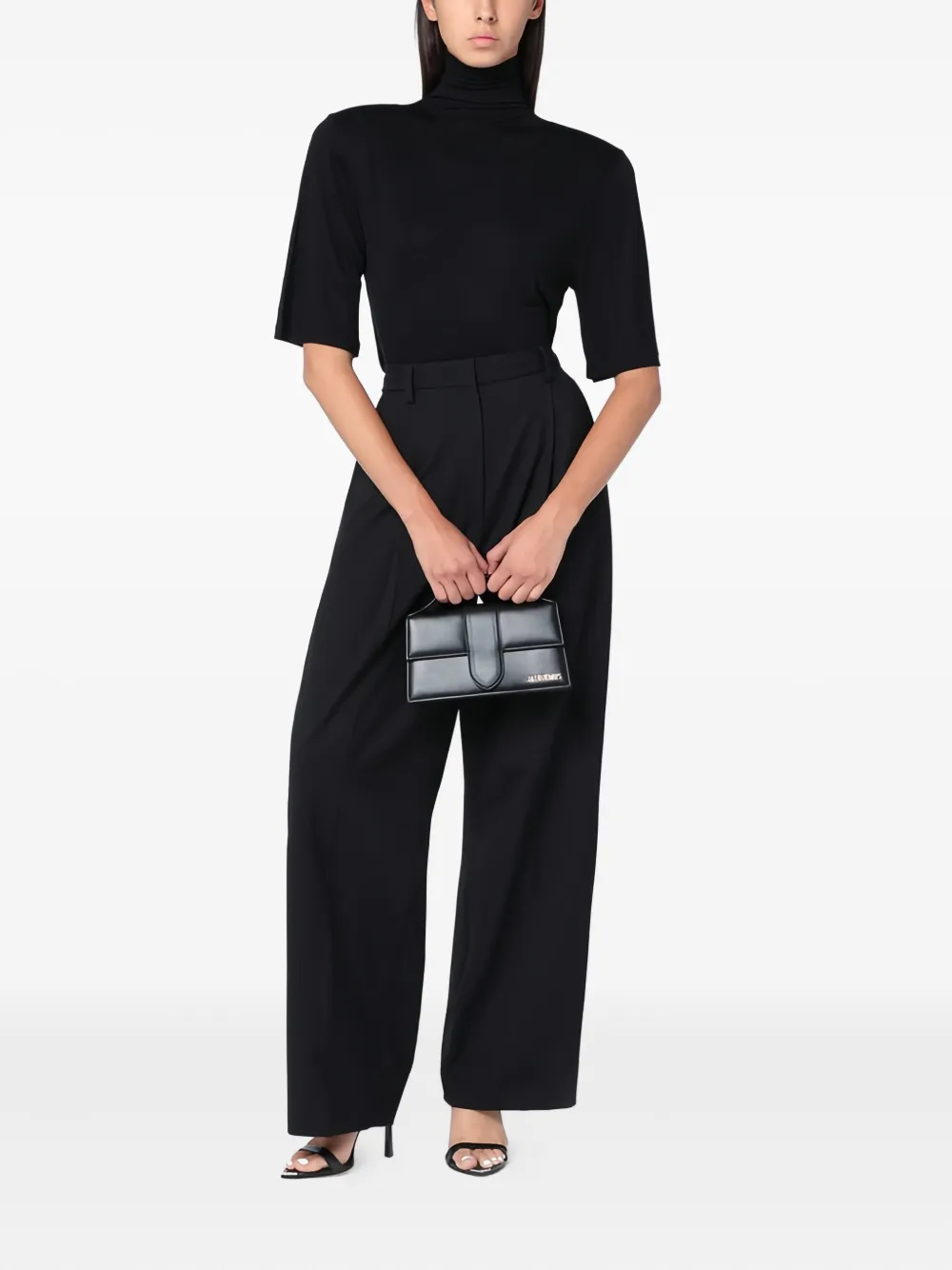 THELATEST pleated trousers - Zwart