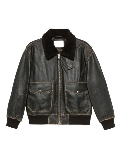 DUNST GIUBBOTTO PELLE BIKER - BRUSHED BROWN -