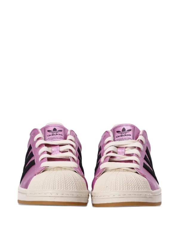 adidas gazelle silver green womens adidas Skateboarding x Kader Superstar ADV Shoes - Dark Purple Gold Melange - Men main image 1