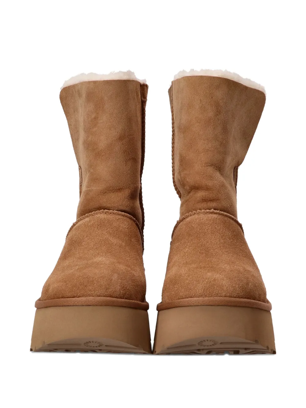 Ugg Camel Suede Esmee Boots In Brown