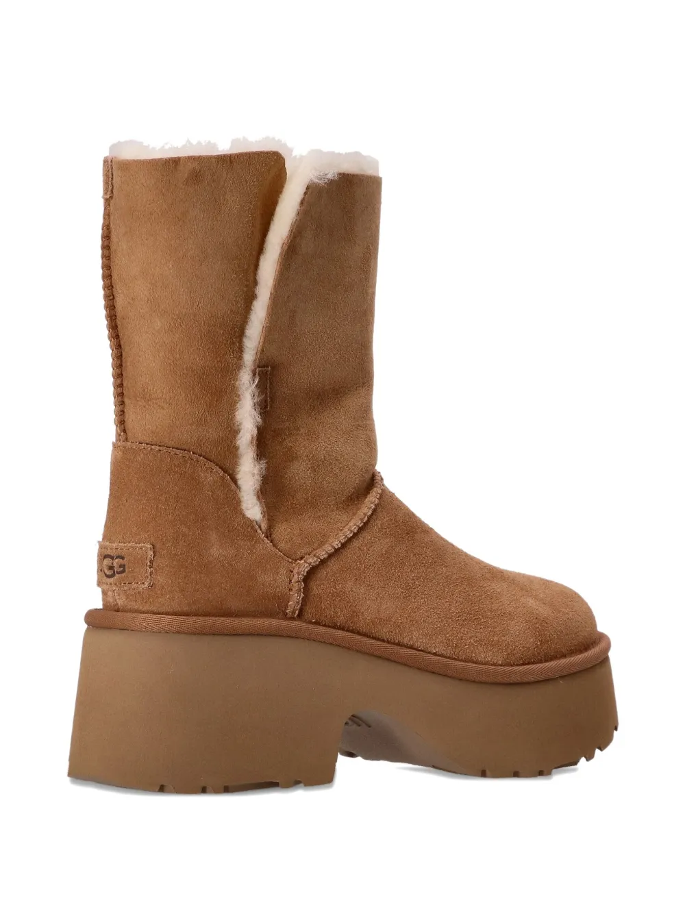 Ugg Camel Suede Esmee Boots In Brown