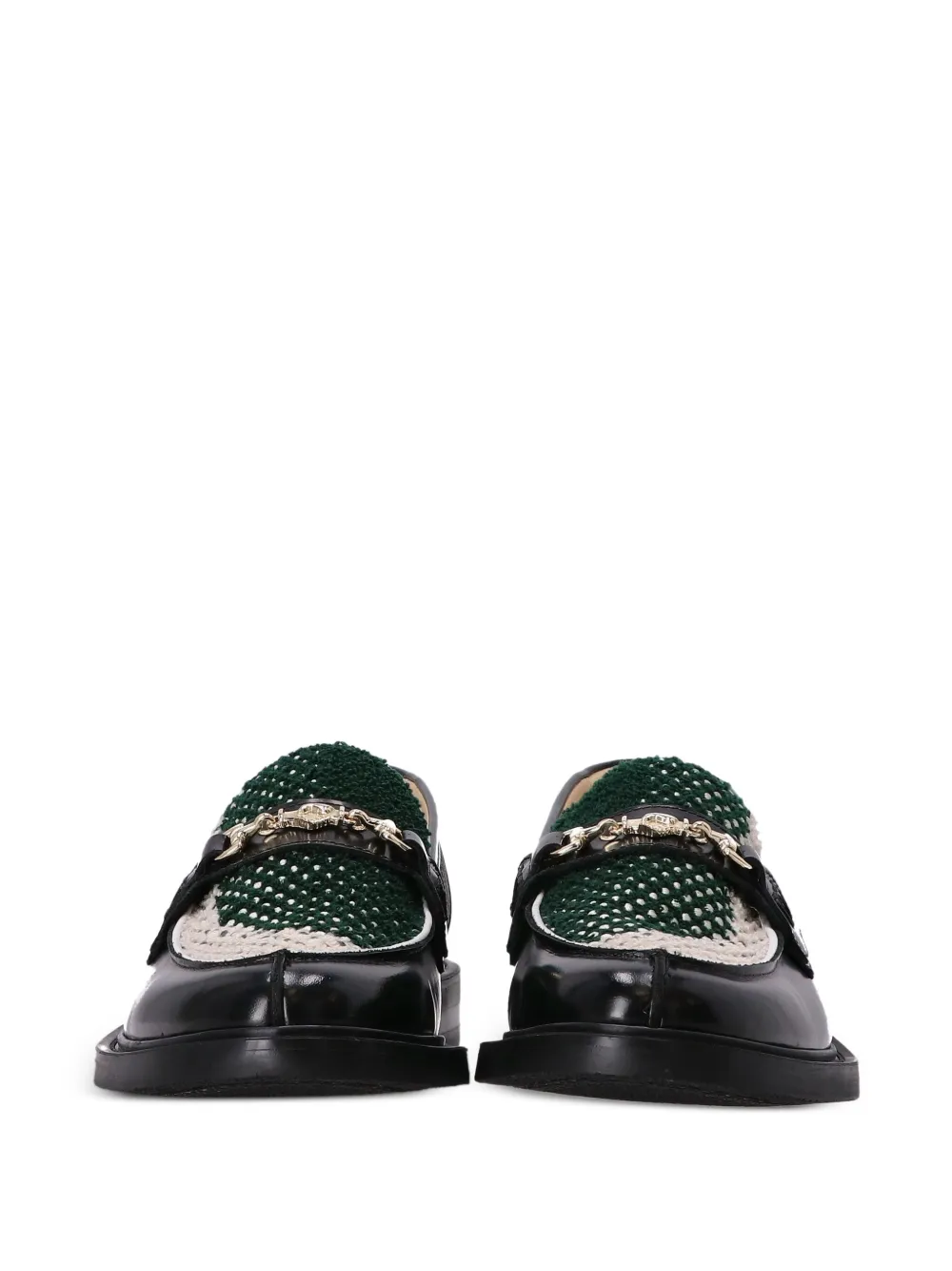 Filling Pieces Opengebreide loafers 191 BLACK