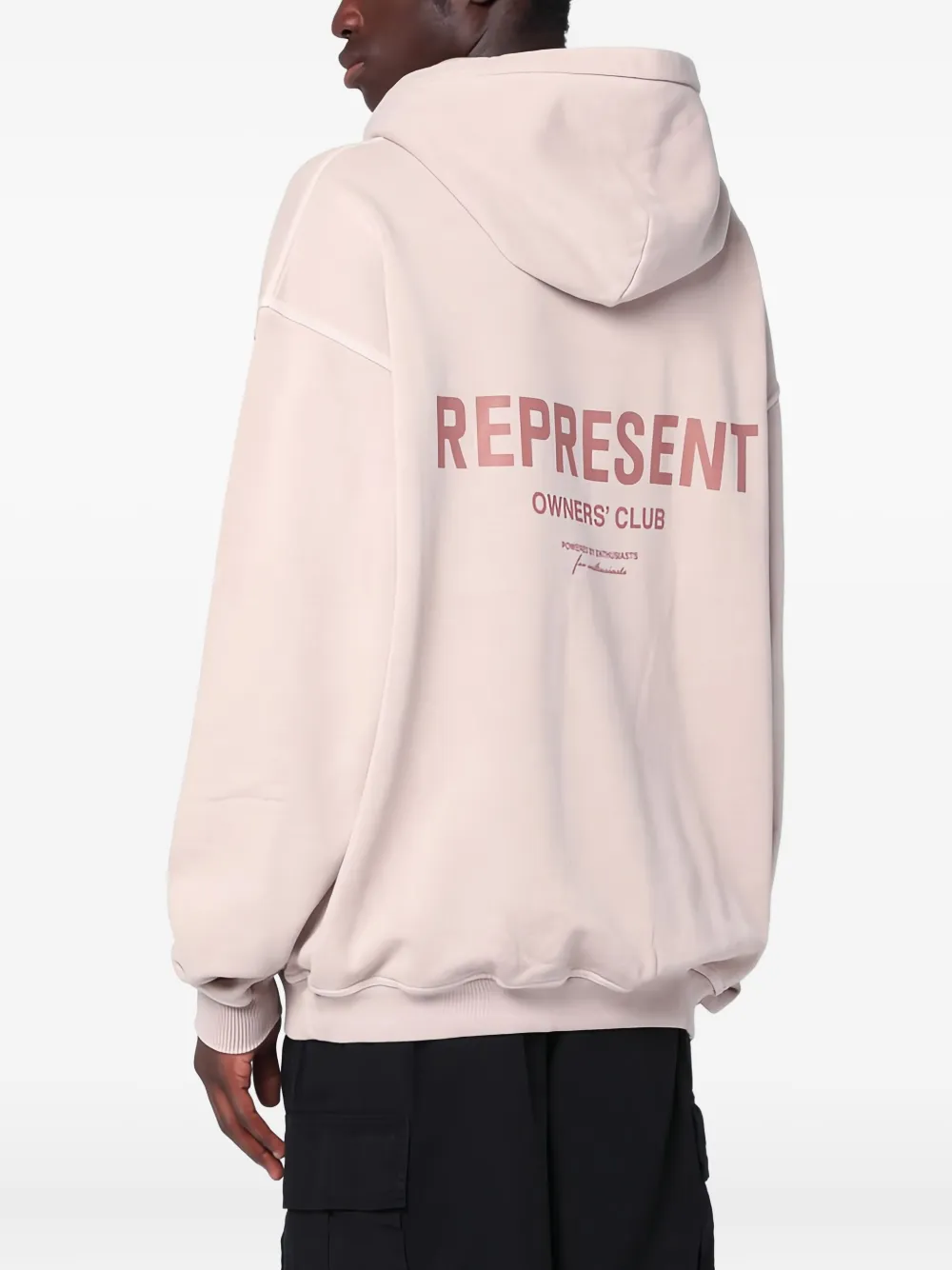 Represent Owners Club Hooded Sweatshirt In Pink