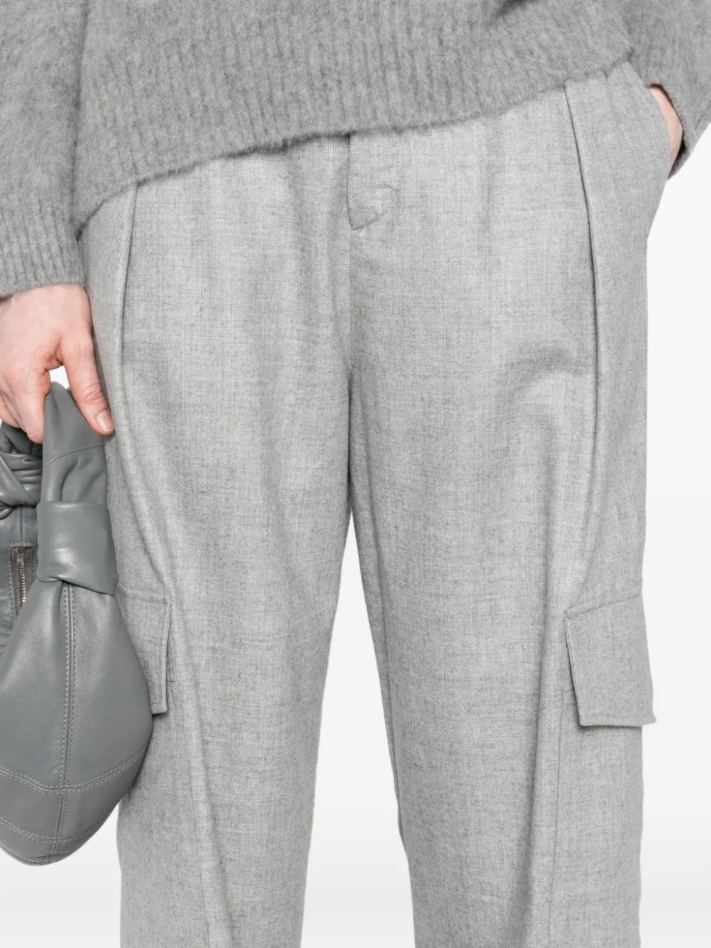 ASPESI Cargo plooibroek Grijs