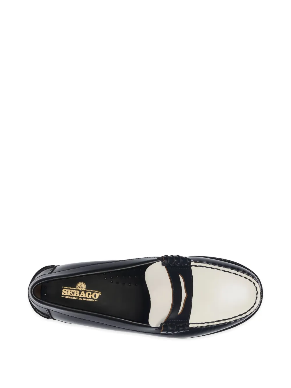 Sebago Leren loafers Zwart