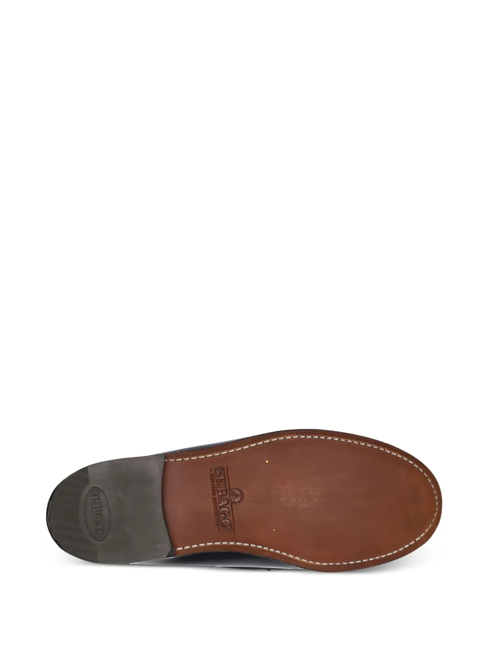 Sebago Leren loafers Zwart