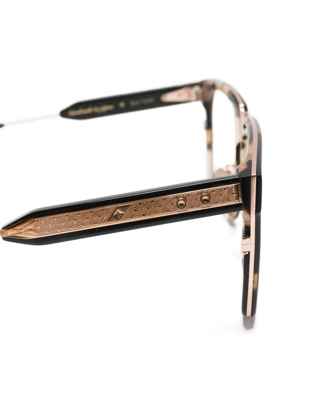  Leisure Society Lugano Square-frame Glasses - Black 