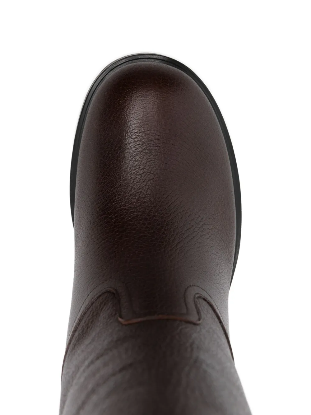 Bally Gusto Shearling-trim Boots In Brown