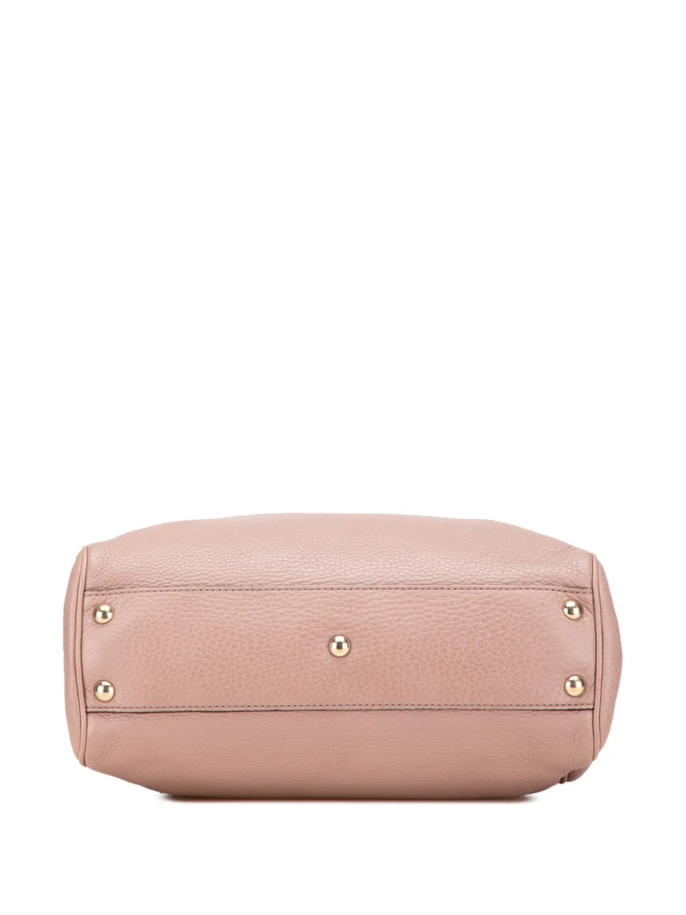 Pre-owned Gucci 2000-2015 Small Calfskin Bamboo Shopper Satchel In Pink